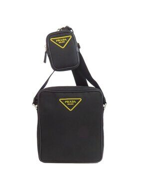 Prada Logo Shoulder Bag Nylon